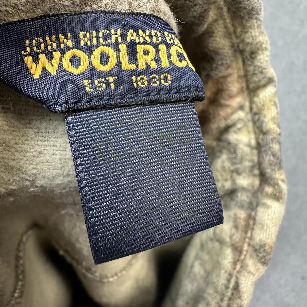 Vintage Woolrich Shirt Mens XL Long Camo Advantage Flannel Button Up Hunting 90s - Picture 7 of 9
